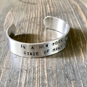 handmade Jewelry - Hand stamped adjustable metal cuff bracelet handmade Jewelry - Hand stamped adjustable metal cuff bracelet